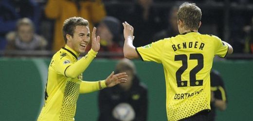 Radost fotbalistů Borrusie Dortmund.