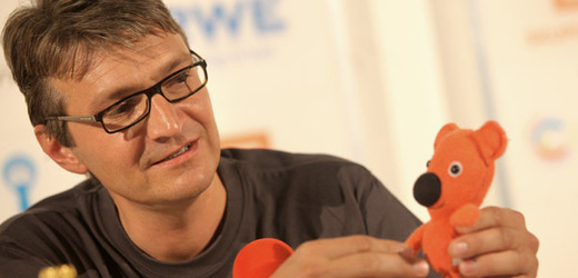 Režisér a producent Jan Svěrák na karlovarském filmovém festivalu.