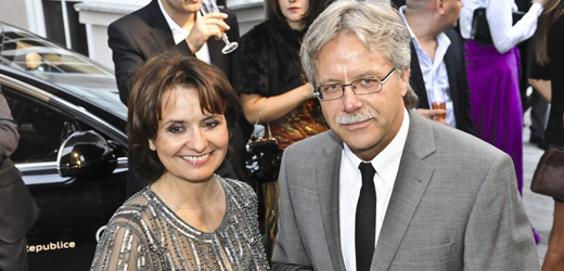 Veronika Freimanová s přítelem architektem Vladimírem Boučkem.