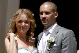 Lucie Vondráčková s manželem Tomášem Pekancem.