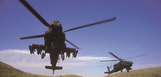 Izraelské vrtulníky v akci.