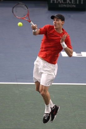 Česká tenisová jednička Tomáš Berdych.