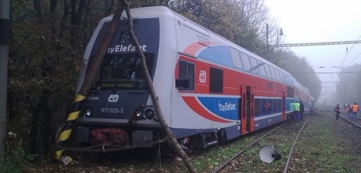 Ve vykolejeném vlaku se zranilo sedm lidí.