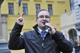 Předseda DSSS Tomáš Vandas.