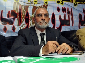 Vůdce Muslimského bratrstva Mohamed Badí.