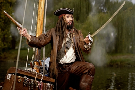 Pavel Liška jako Jack Sparrow.