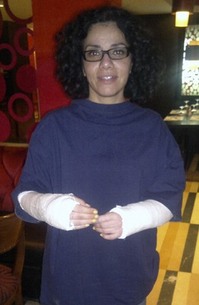 Napadená americká novinářka Mona Eltahawyová.
