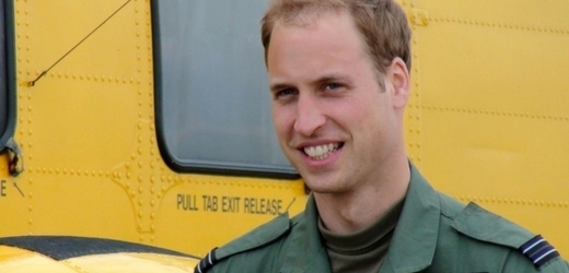 Princ William je příslušník královského letectva.