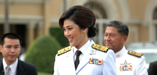 Thajská premiérka Jinglak Šinavatrová.
