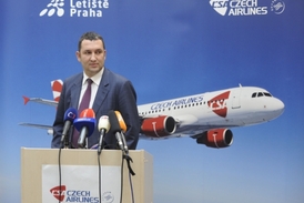 Ředitel Českých aerolinií Miroslav Dvořák.