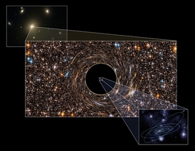 Nově objevené černé díry by pod svůj horizont událostí ukryly celou sluneční soustavu hned pětkrát.