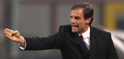 Trenér AC Milán Massino Allegri nebyl po utkání spokojený.