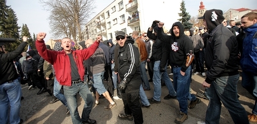 Březnová demonstrace v Novém Bydžově (ilustrační foto).