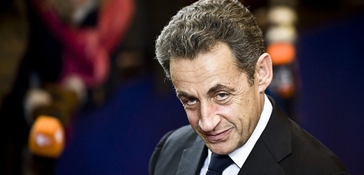 Francouzský prezident Nicolas Sarkozy na summitu EU v Bruselu.