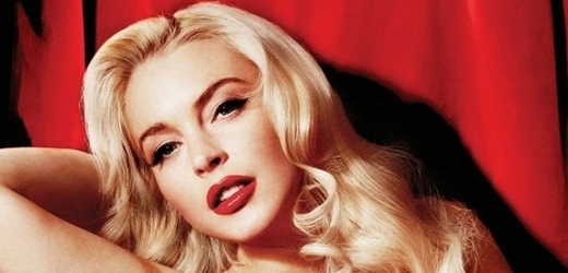Herečka Lindsay Lohanová.