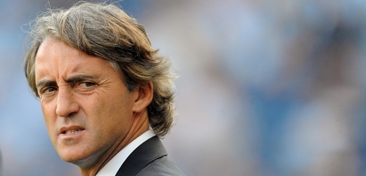 Trenér Manchesteru City Roberto Mancini.