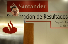 Alfredo Saenz, výkonný ředitel Banco Santander.