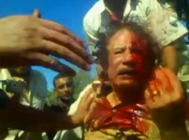 Poslední chvíle Muammara Kaddáfího.
