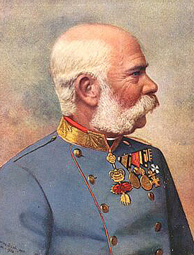 Císař František Josef I. zemřel ve svých šestaosmdesáti letech - 21. listopadu 1916.     
