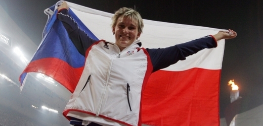 Usměvavá hvězda české atletiky Barbora Špotáková. 