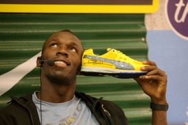 V Česku oblíbený atletický fenomén Usain Bolt.
