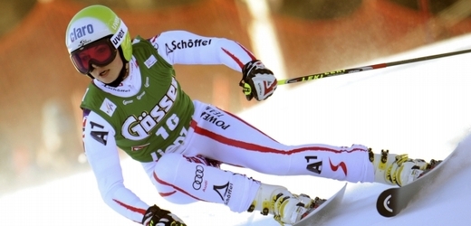 Vítězka obřího slalomu v Lienzu Anna Fenningerová.