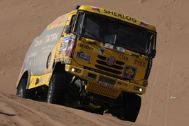 Kamion Aleše Lopraise na posledním Dakaru.