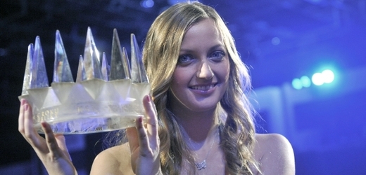 Novoroční přípitek pro televizi natáčela Petra Kvitová během ankety Sportovec roku, ve které vyhrála.