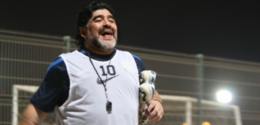 Fotbalová legenda Diego Maradona.