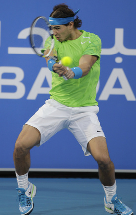 Španěl Rafael Nadal nestačil na svého krajana Davida Ferrera.