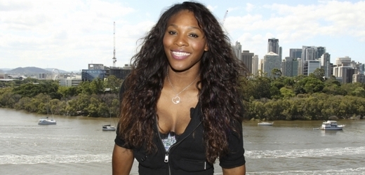 Serena Williamsová se v Brisbane na Nový rok představila novinářům.