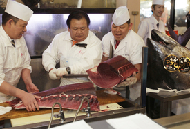 Kimura v televizi řekl, že chtěl, aby tuňák zůstal v Japonsku a neskončil někde v cizině.
