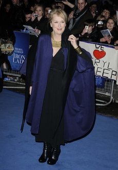 Meryl Streepová v elegantním modelu.