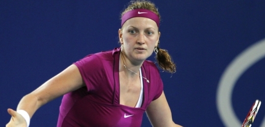 Petra Kvitová v utkání s Caroline Wozniackou.