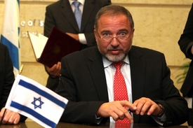 Izraelský ministr zahraničí Avigdor Lieberman.
