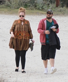 Adele a Simon Konecki. 