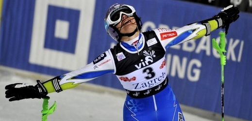Slovinská lyžařka Tina Mazeová.
