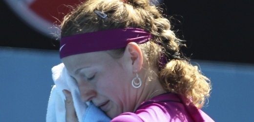Petra Kvitová v semifinále turnaje v Sydney.