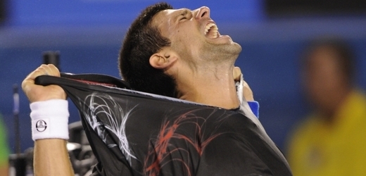 Novak Djokovič po úspěšném finále Australian Open.