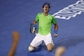 Světová dvojka Rafael Nadal při dramatickém utkání.