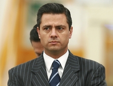 Prezidentský kandidát opoziční PRI Enrique Peña Nieto. 