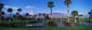 V typickém pouštním prostředí jižní Kalifornie se rozkládá městečko Palm Springs, které je vyhledávaným relaxačním centrem amerických celebrit. Návštěvníky sem však každoročně lákají nejenom slavné hvězdy, ale také koupání, golf nebo tenis. Touto dobou jsou tam navíc teploty kolem příjemných 22 stupňů Celsia. (Foto: profimedia.cz)