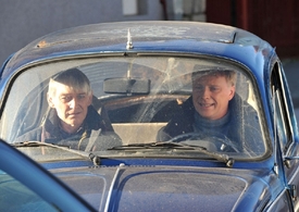 Bratři Vladimír a Michal Dlouhý si zahráli dvojici detektivů.