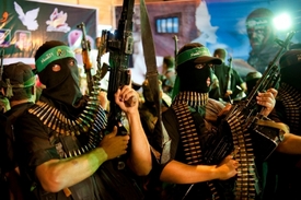 Příslušníci ozbrojeného křídla Hamasu.