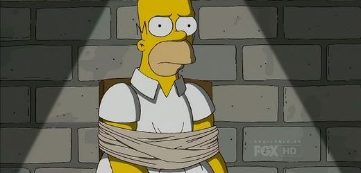 Homeru Simpsonovi hrozí v Íránu vězení...