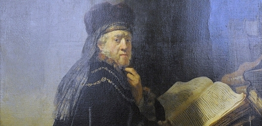 Rembrandtův Učenec v pracovně.
