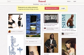 Pinterest funguje jako internetová nástěnka.