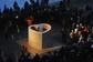 Obří vosková plastika byla odlita ze stovek kilogramů svíček zapálených lidmi pro Václava Havla poté, co 18. prosince 2011 zemřel. (Foto: ČTK)