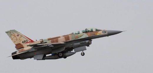 Izraelský letoun F-16.