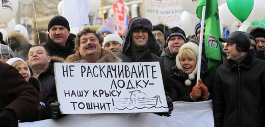 Ruská televizní stanice Dožď jako jediná plně informovala o protivládních protestech.